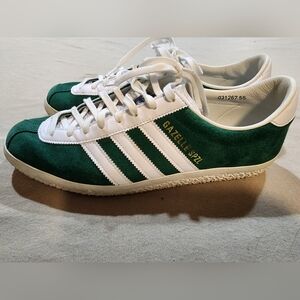 Adidas Gazelle SPZL Green and White Sneakers